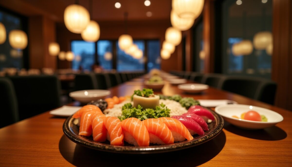 Top adresses incontournables pour savourer des sushis en soirée et le week-end